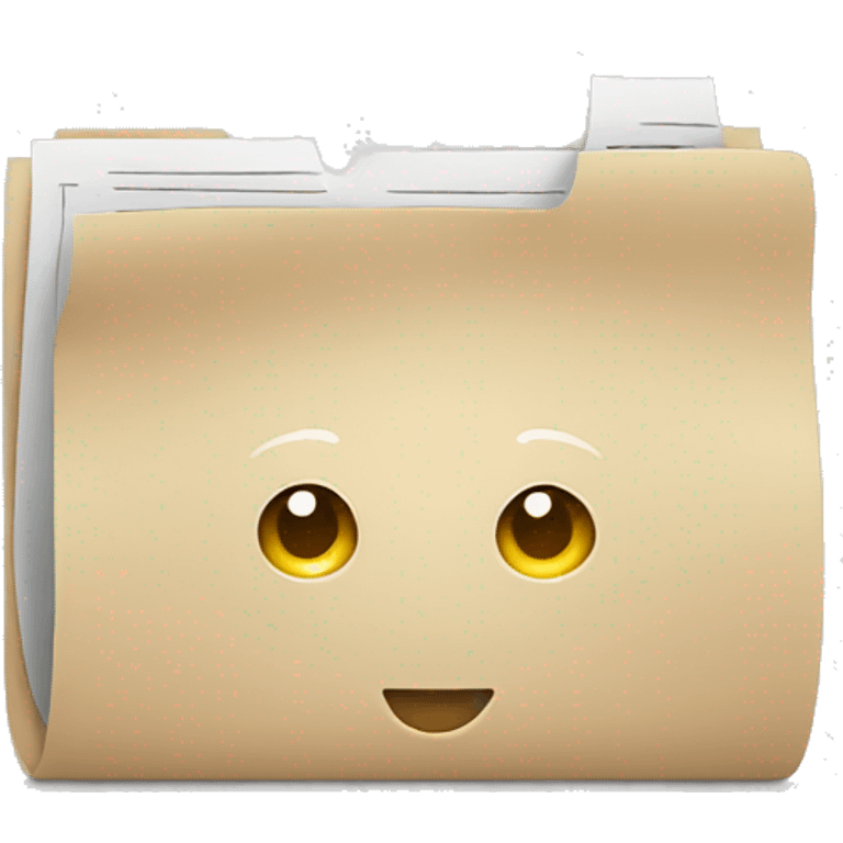 file of document emoji