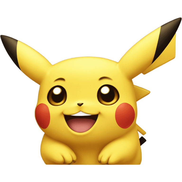 pikachu smiling emoji