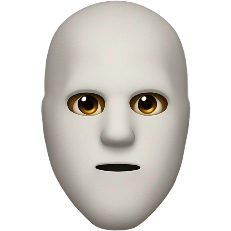 Kanye west with mask emoji