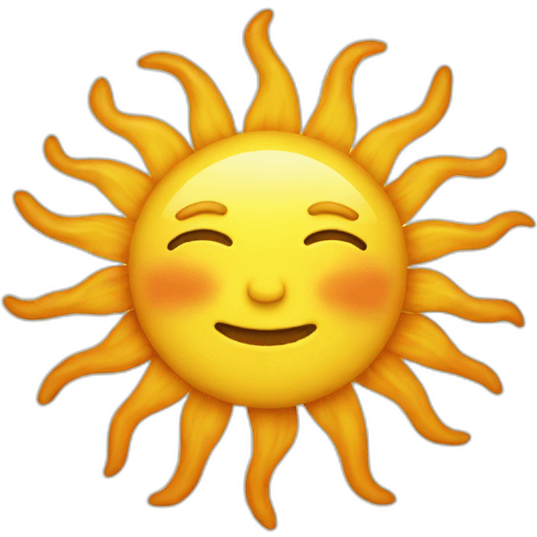 sUN emOJI emoji