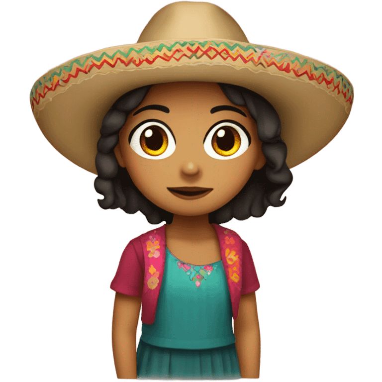  little mexican girl emoji