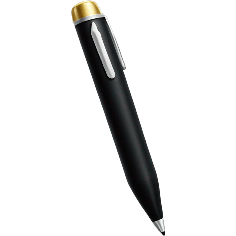 Big black pen emoji