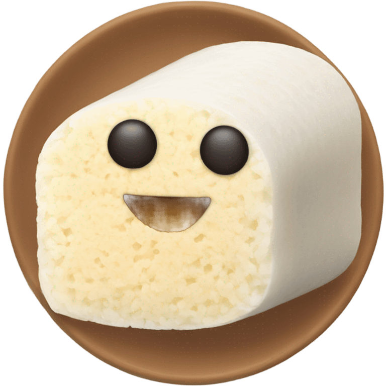 Cylinder sticky rice cake emoji