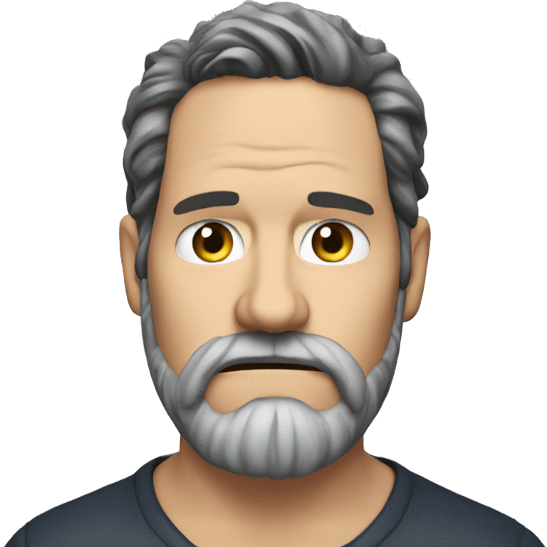 angry paul rudd head with beard emoji