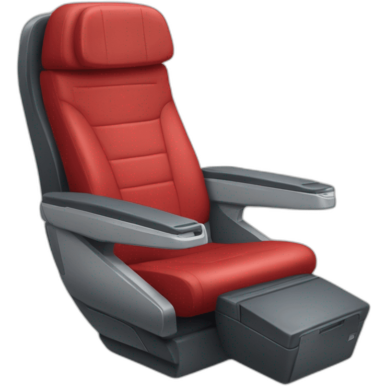 Business class red Airplane seat emoji