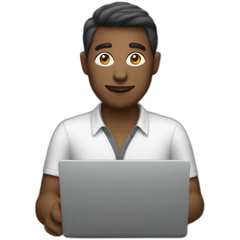 man with laptop emoji