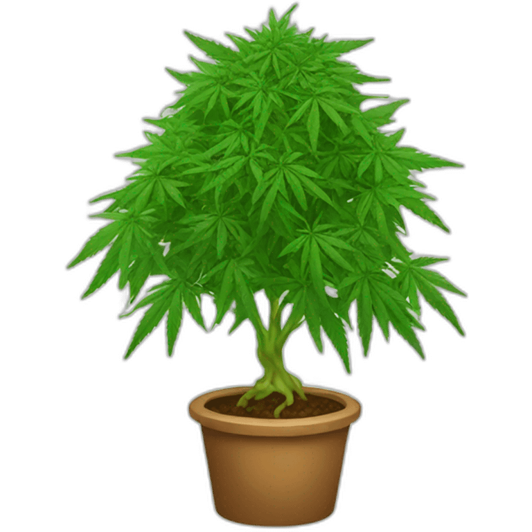 Cannabis tree emoji