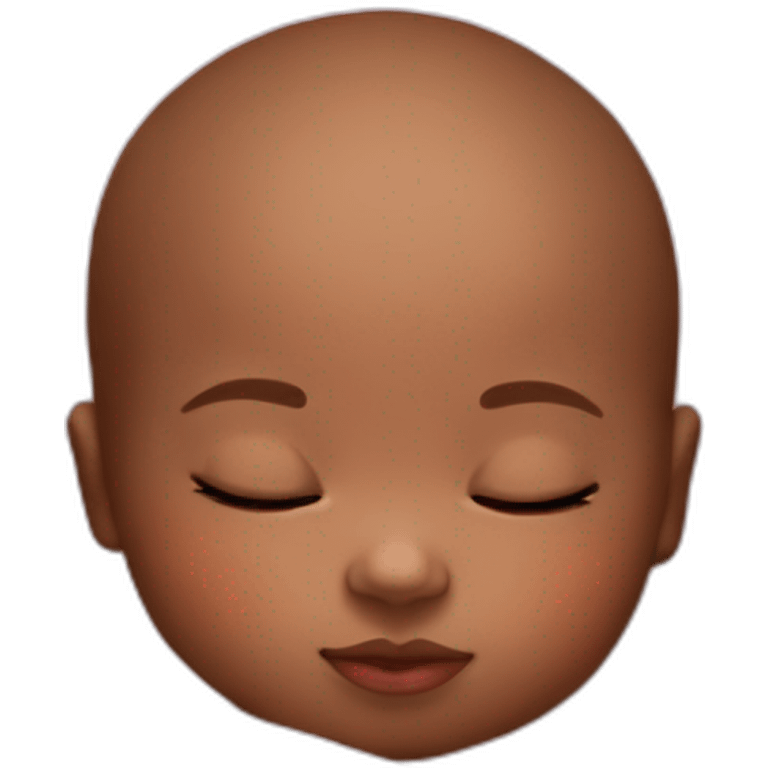 little baby-doll sleeping emoji