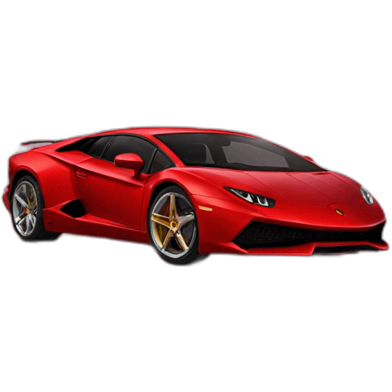 Lamborghini rouge emoji