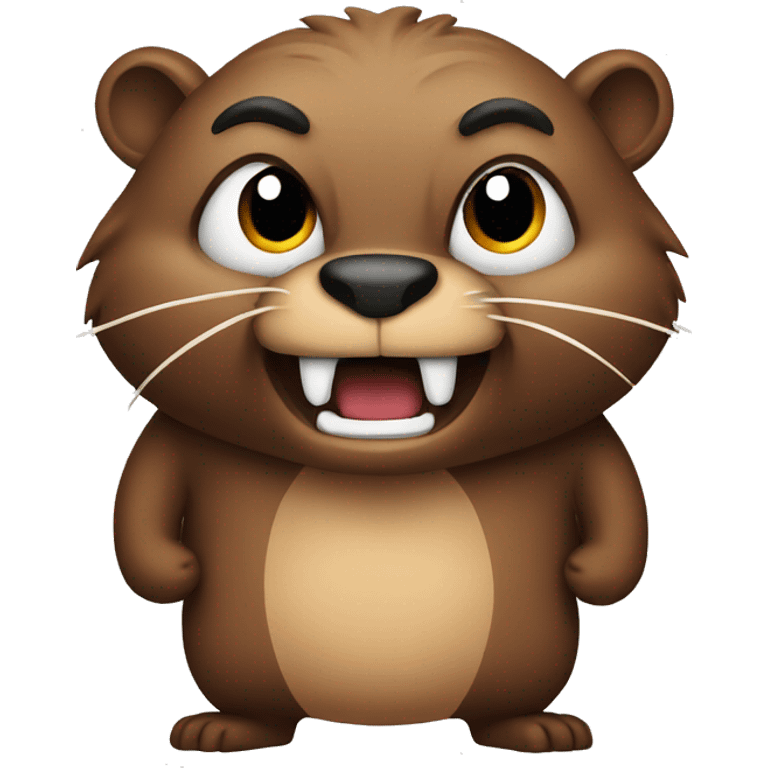 Angry Beaver  emoji