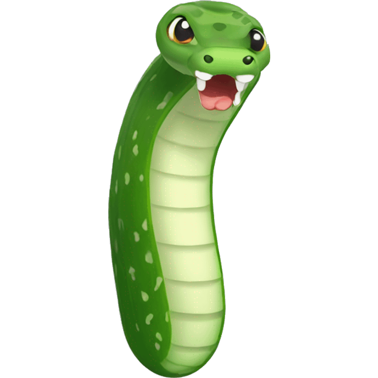 Snake cucumber emoji