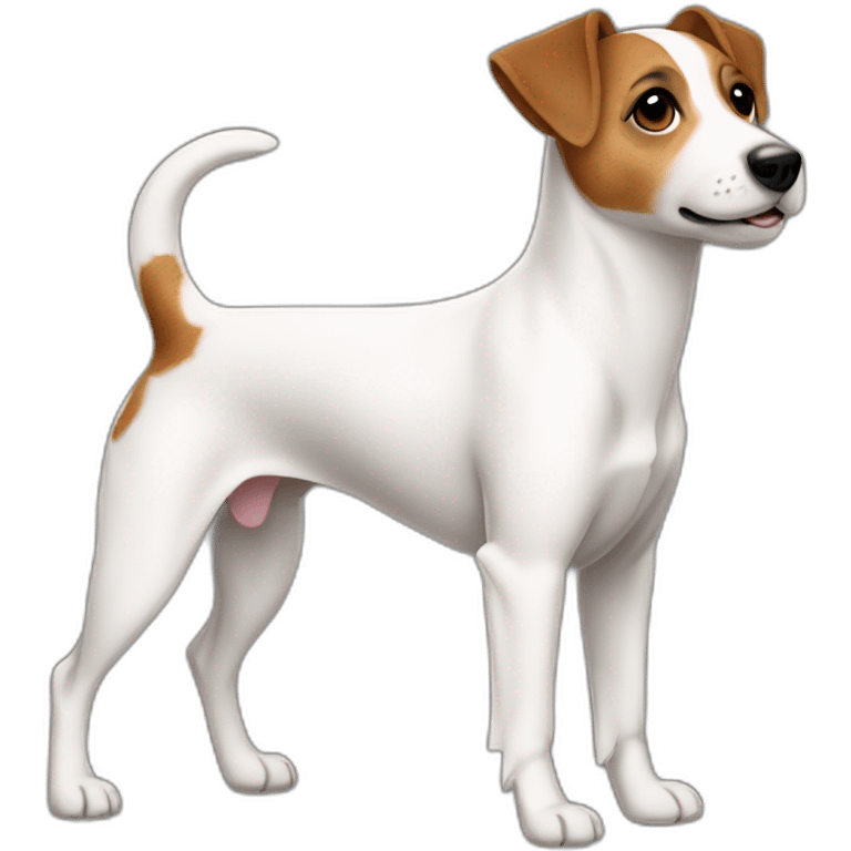 dog Jack Russell Terrier full body emoji