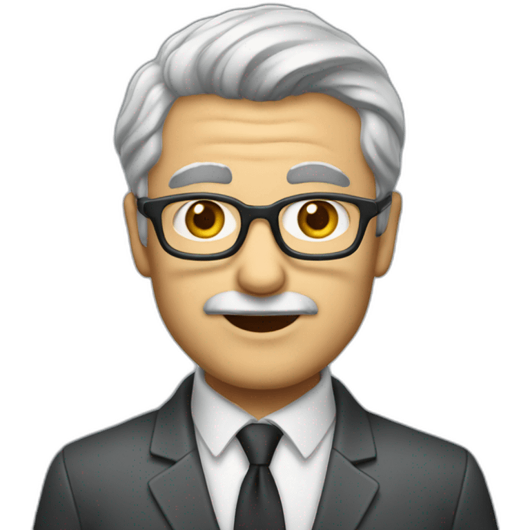 The gray-haired agent emoji