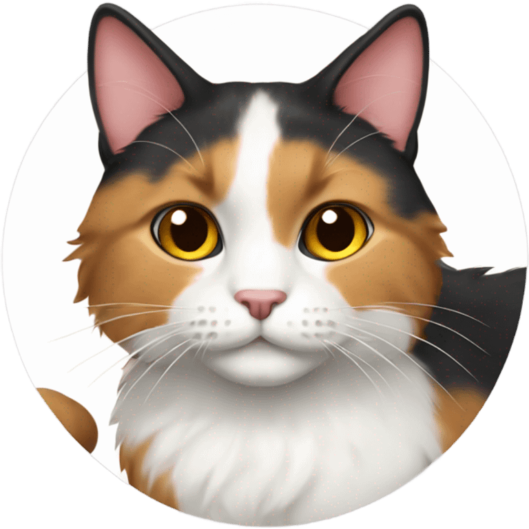 Furry Calico cat  emoji