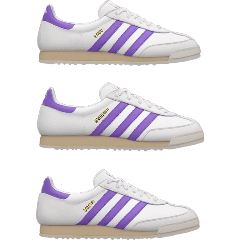 Adidas Sambas lavender Colo  emoji