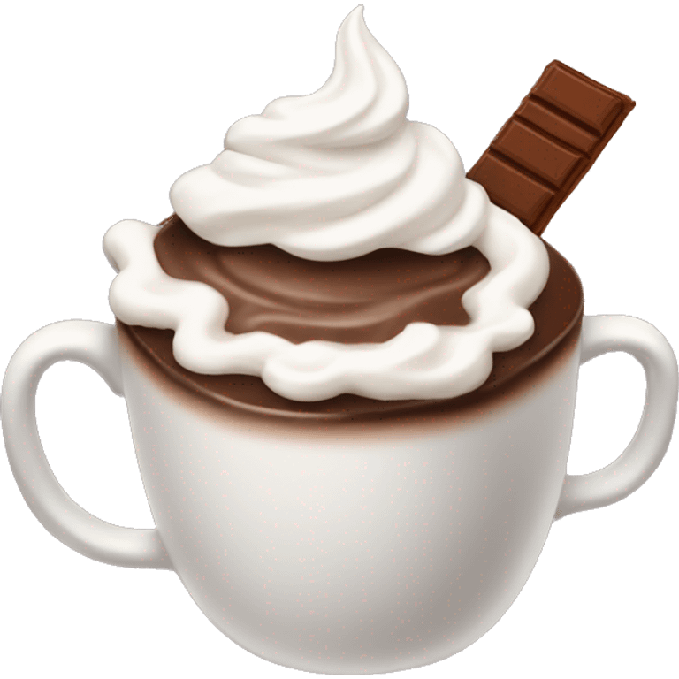 cup of cocoa with whipped cream emoji