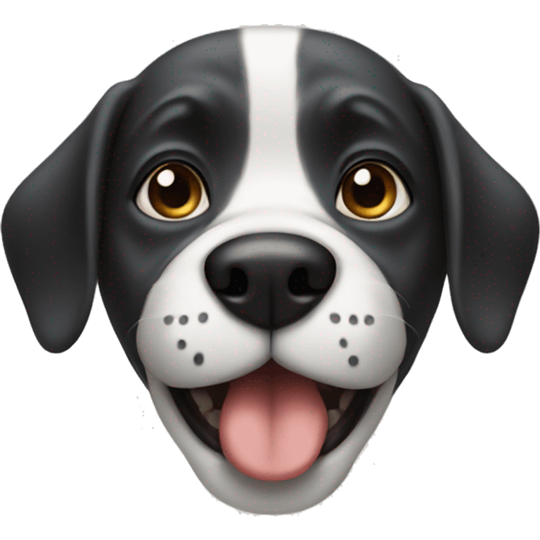 The funny dog head emoji