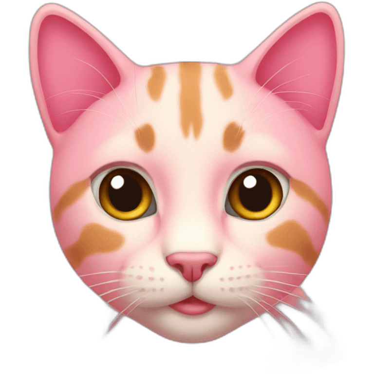 cat pink emoji