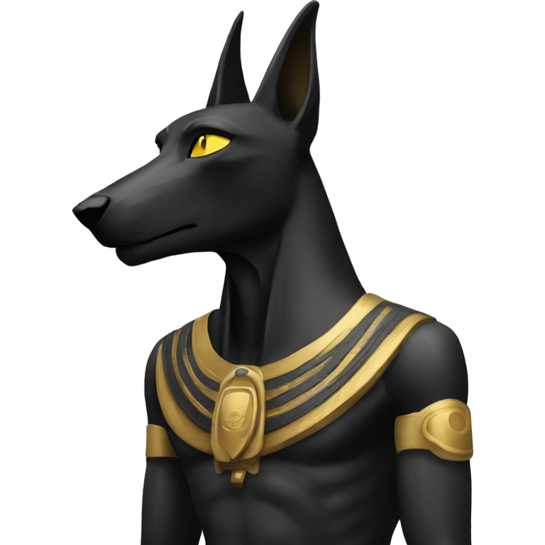 Anubis hacking  emoji