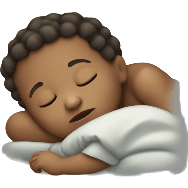 Sleeping toddler  emoji