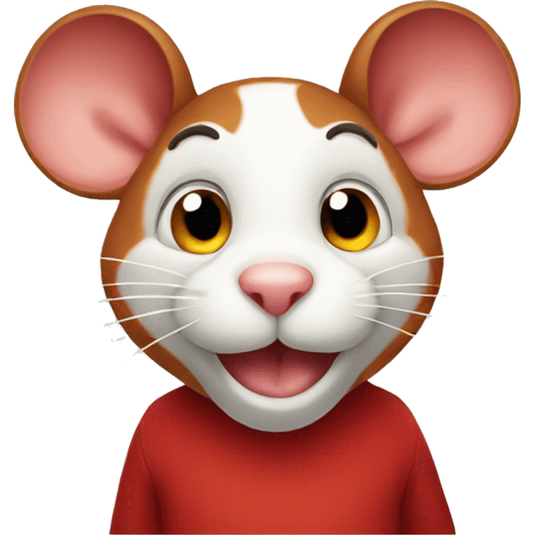 red mouse emoji