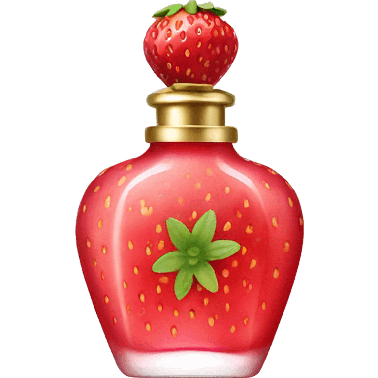 Strawberry perfume emoji