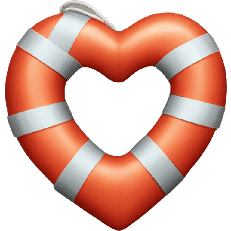 Life preserver heart emoji