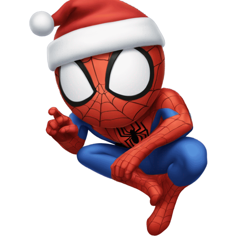 Spider-Man celebrates Christmas  emoji