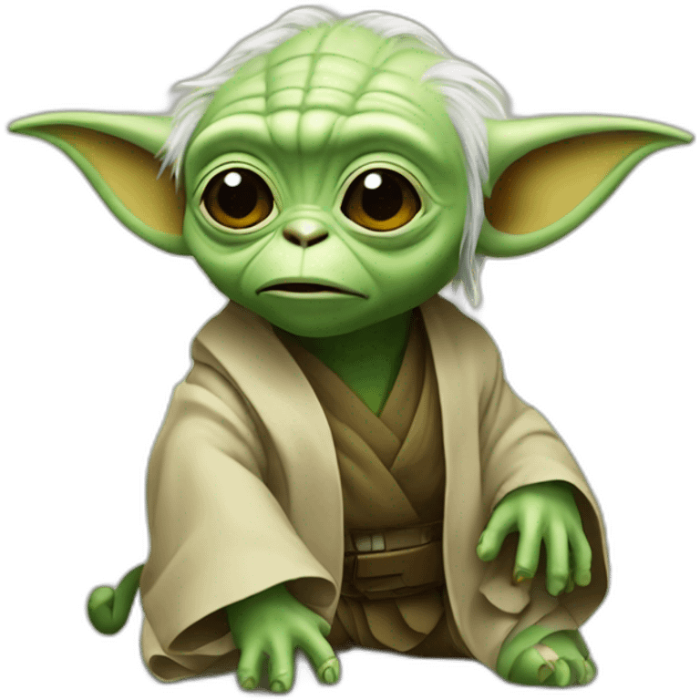 star wars yoda monkey emoji