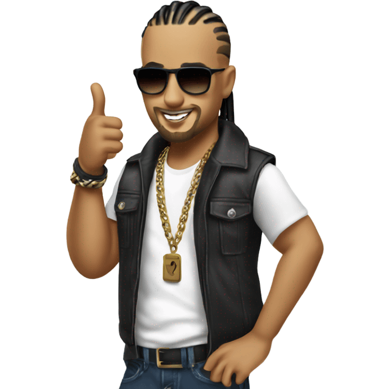 Sean Paul putting a thumbs up emoji