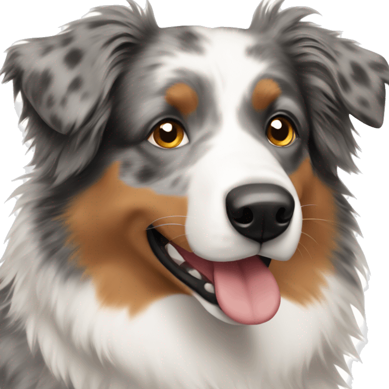 Australian shepherd dog emoji