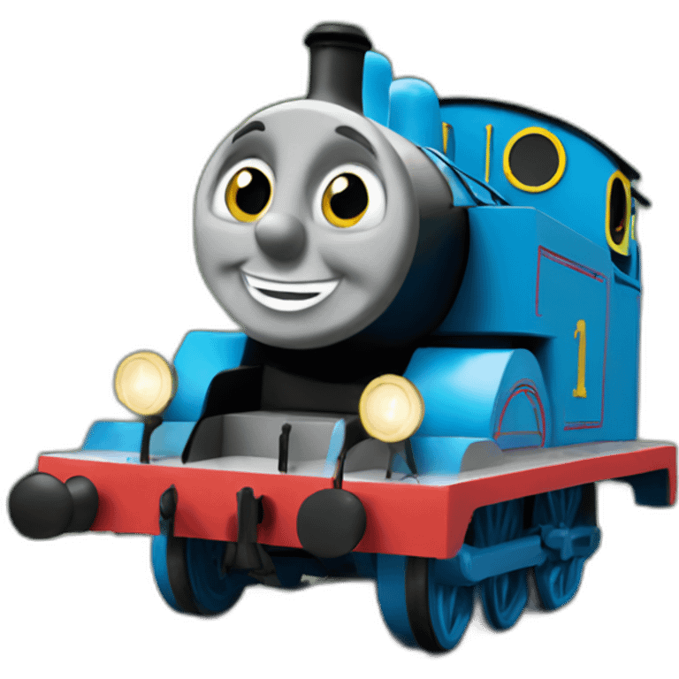 thomas the tank engine crashing emoji