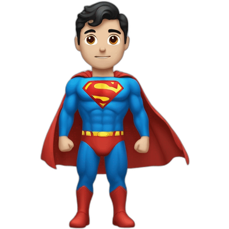 Superman standing emoji