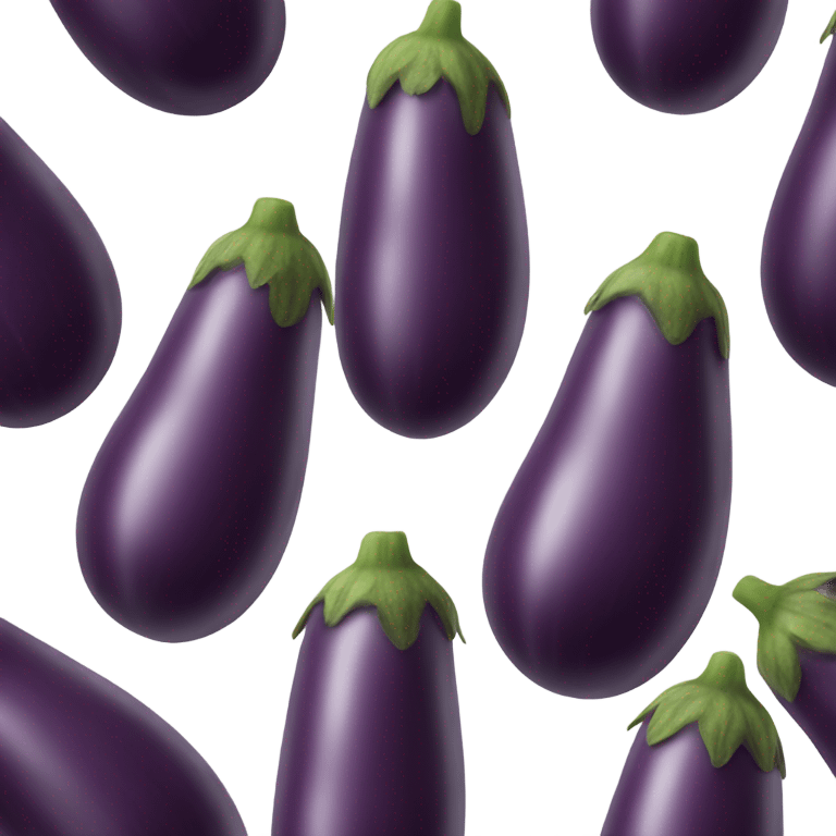 Eggplant with veins emoji