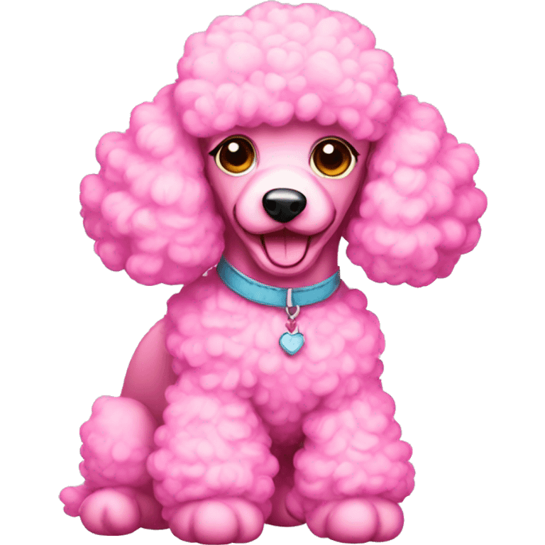 pink poodle emoji