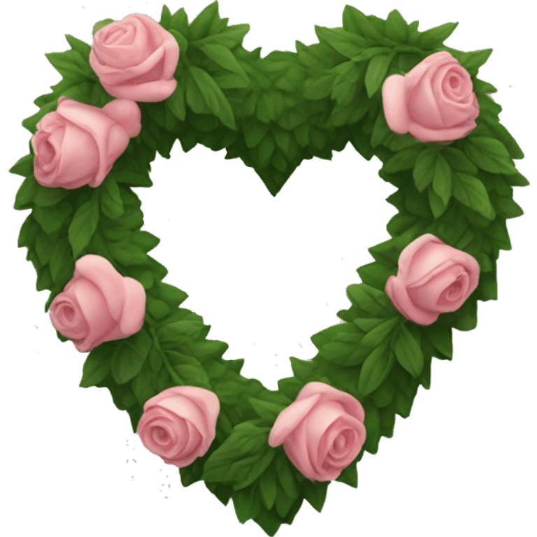 Funeral wreath heart emoji