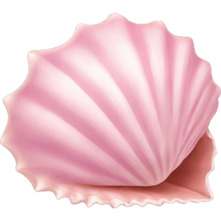 pink sea shell emoji