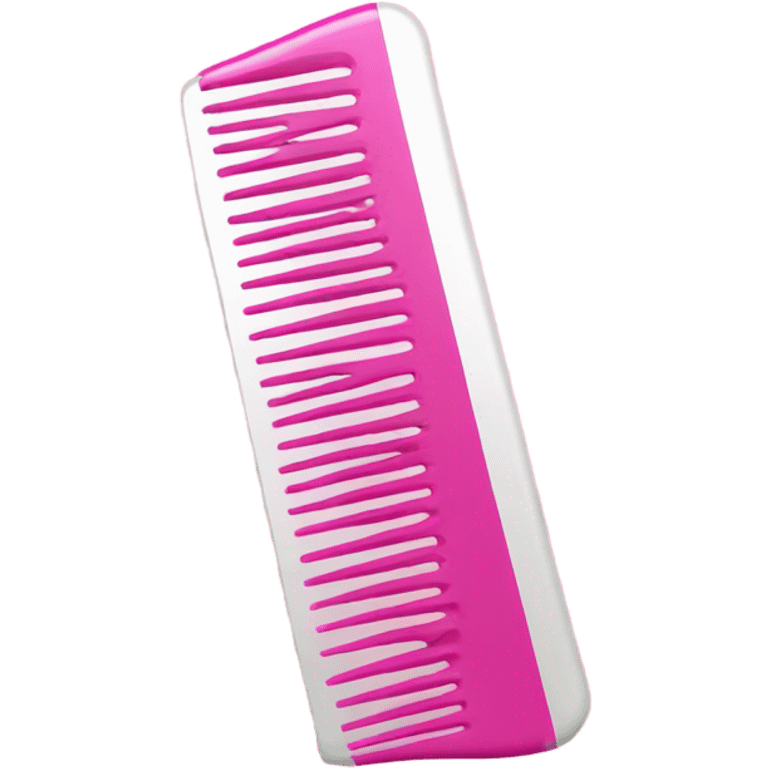 Pink comb emoji