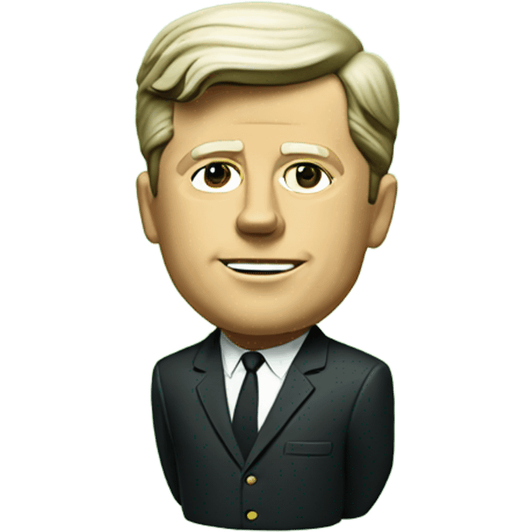 JFK on a green hill emoji