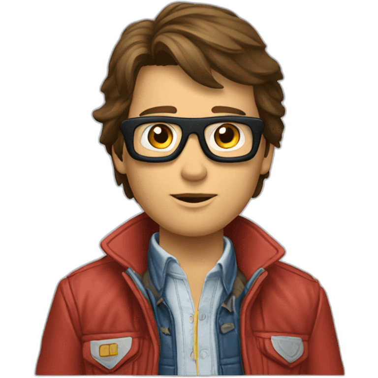 young marty mcfly emoji