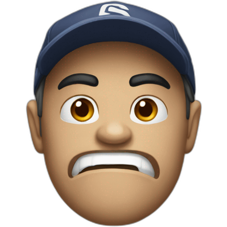 angry-cap emoji