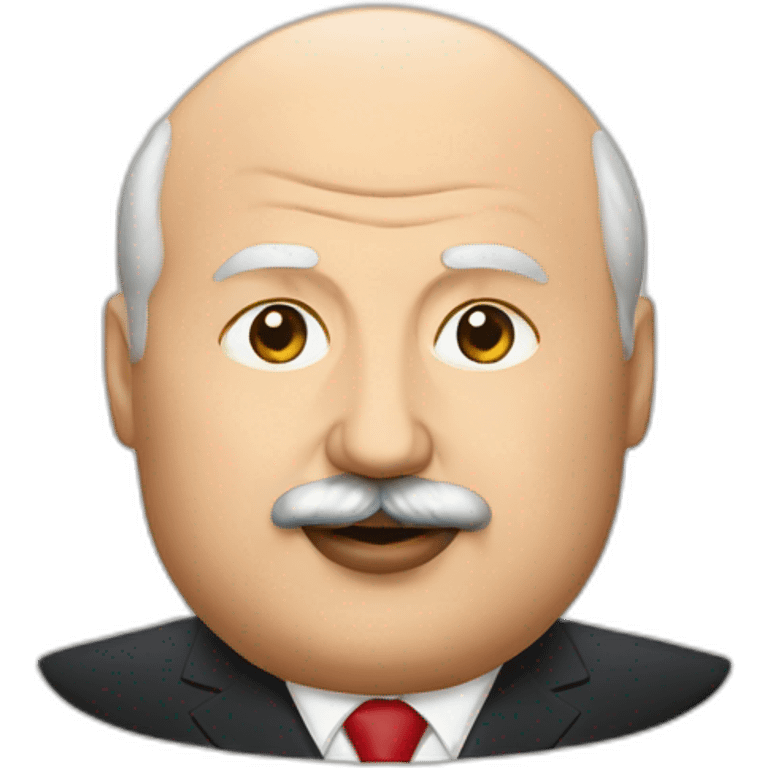 Lukashenko with potato emoji