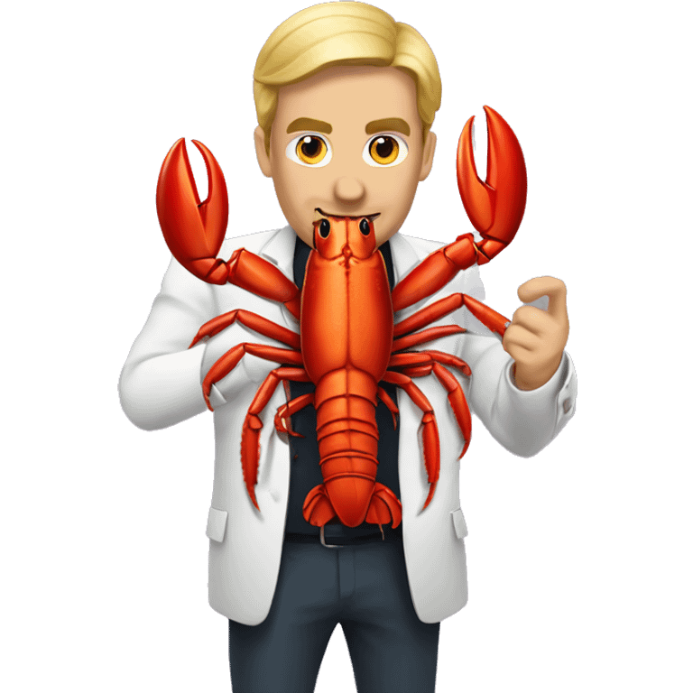 Casino defending lobster emoji