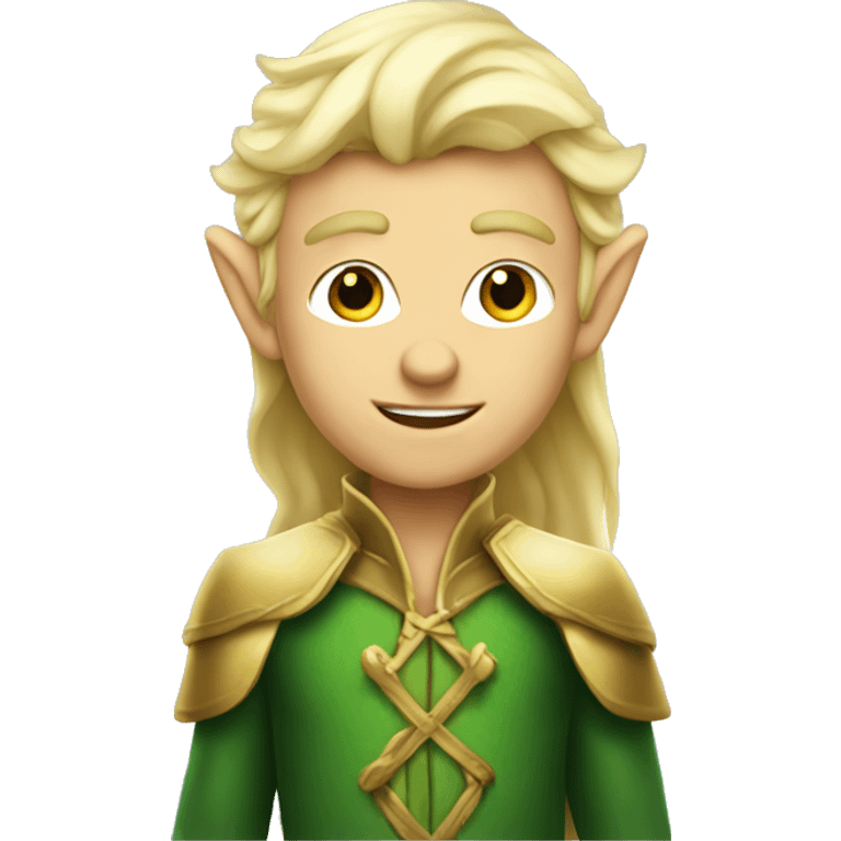 Blonde elf prince emoji