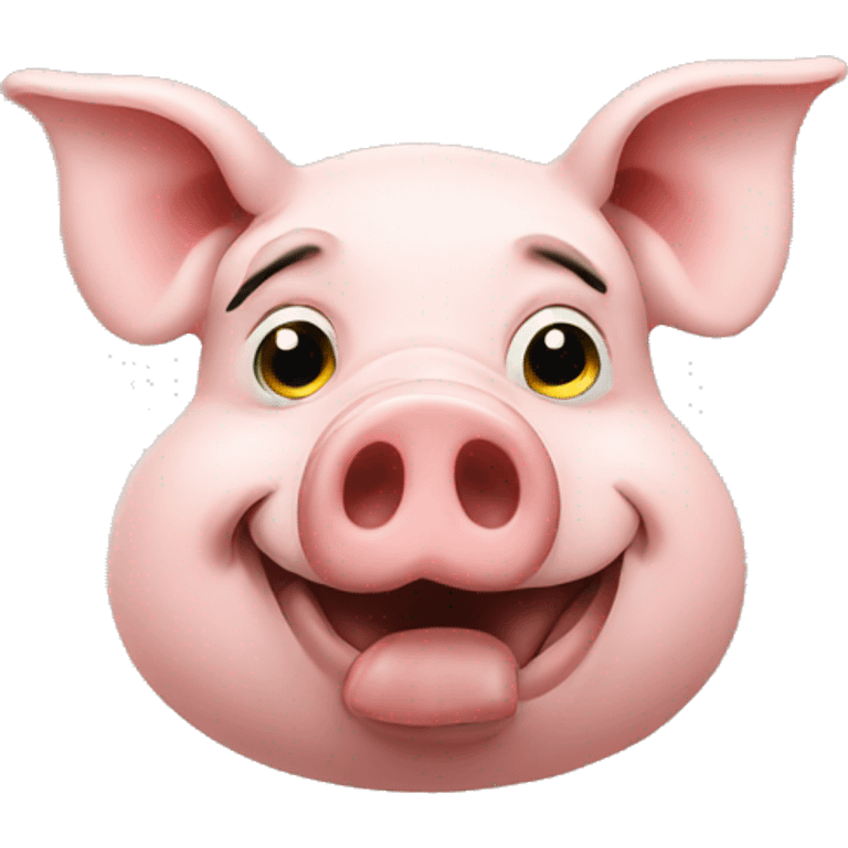 pig smoking  emoji