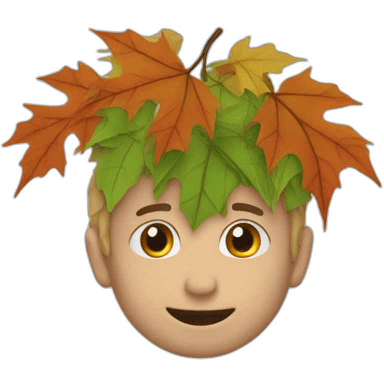 Leef fall emoji