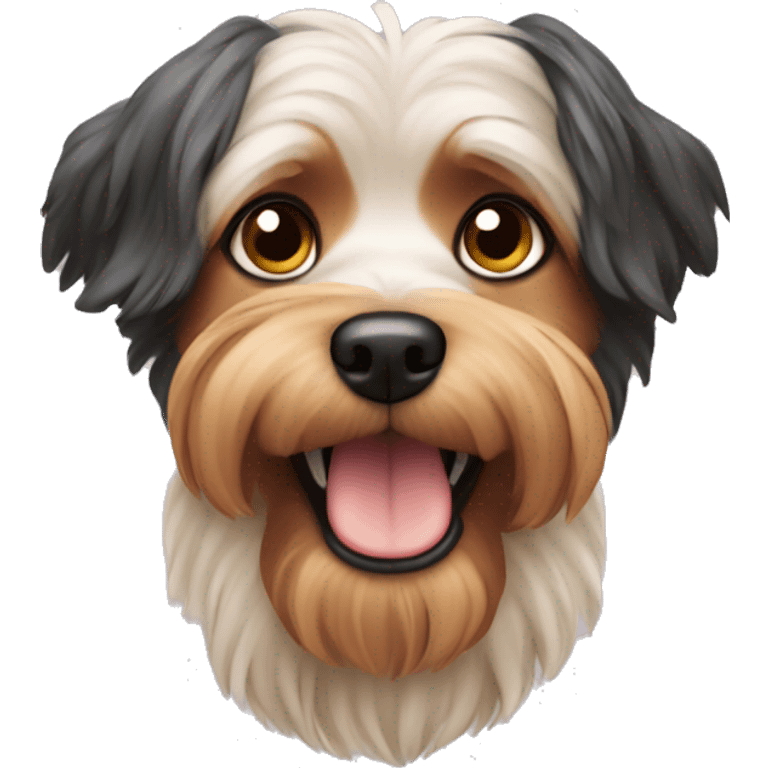 Yorkshire dog cute  emoji