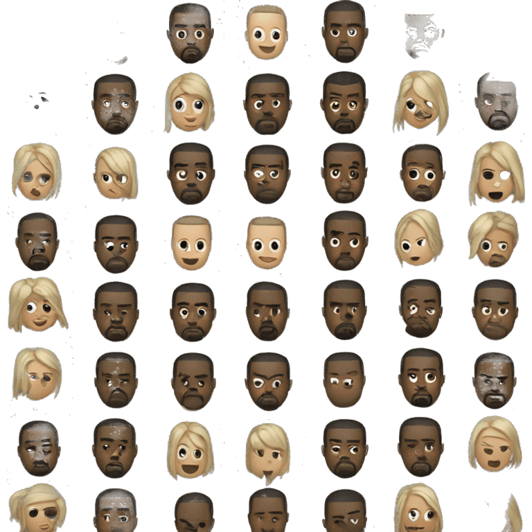 Kanye west albums emoji