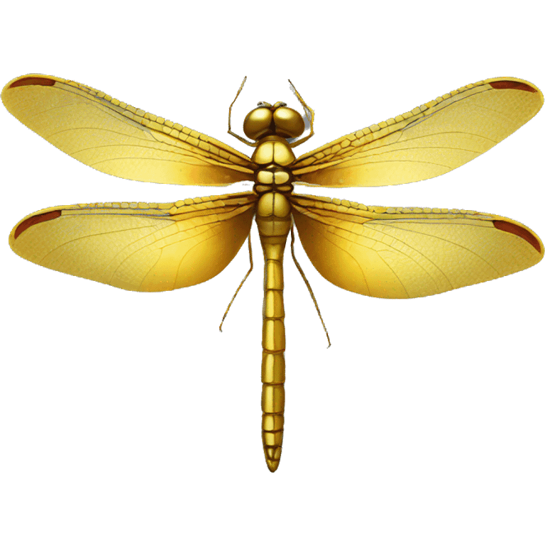 gold dragonfly emoji