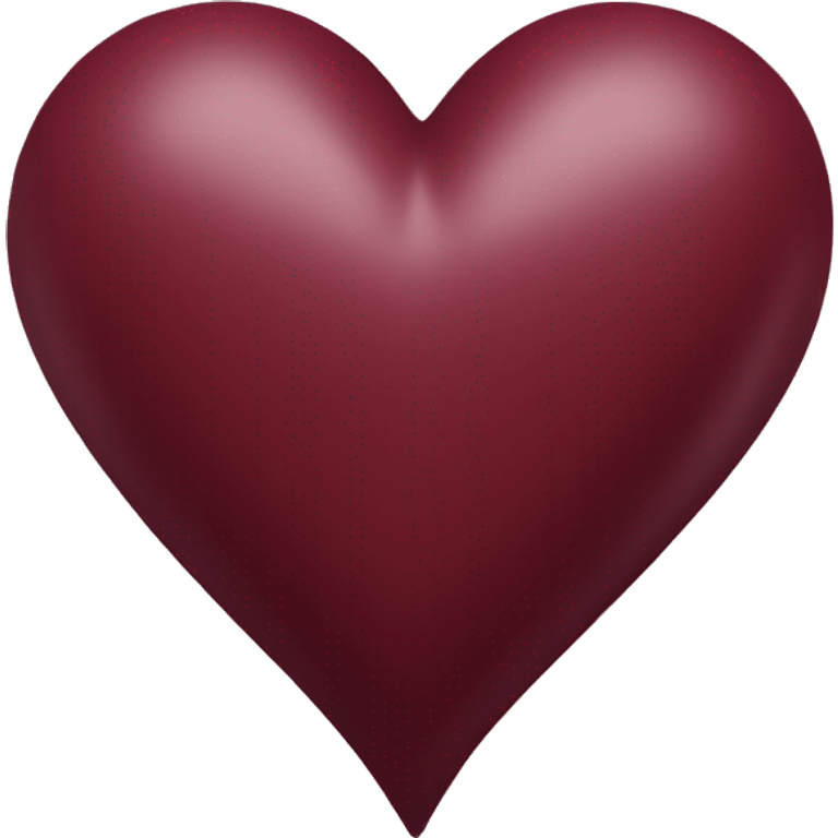 Maroon heart emoji